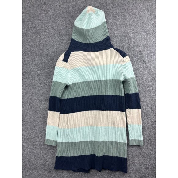 Carve Designs Durango Cardigan Women's Small Striped Open Front Hooded - Picture 7 of 7